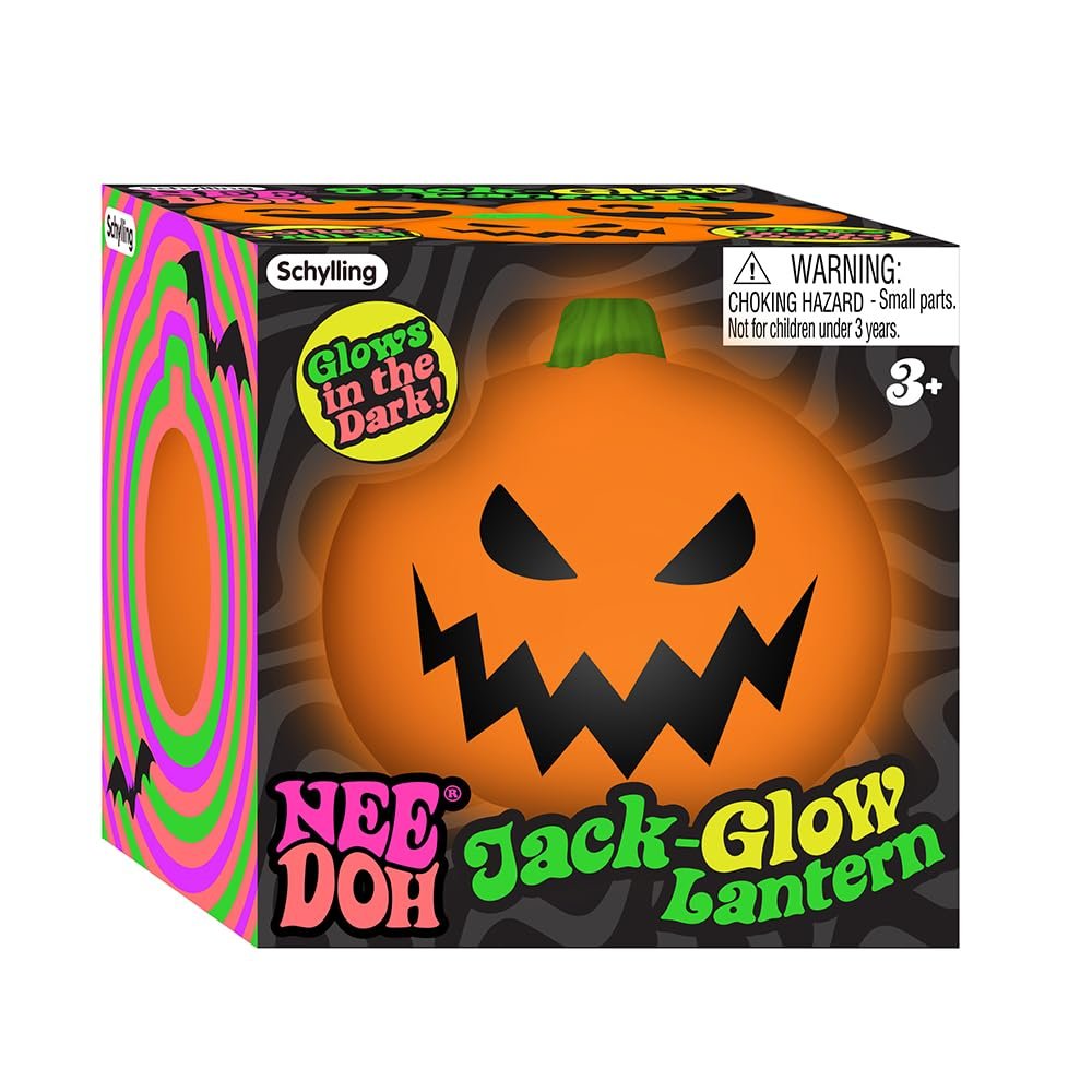 Schylling NeeDoh Jack Glow Lantern – 2.5 in