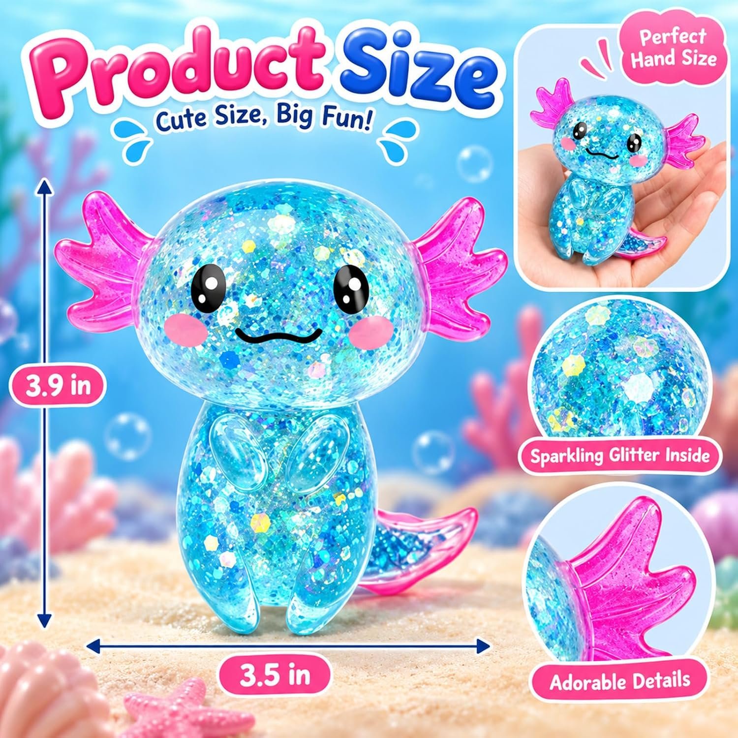 Halloween Ghost & Axolotl Squishy Toy Sets - Image 10