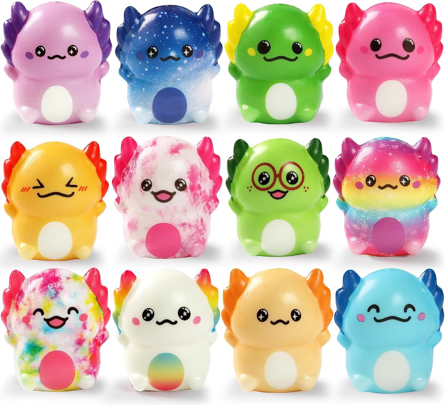 Halloween Ghost & Axolotl Squishy Toy Sets - Image 4