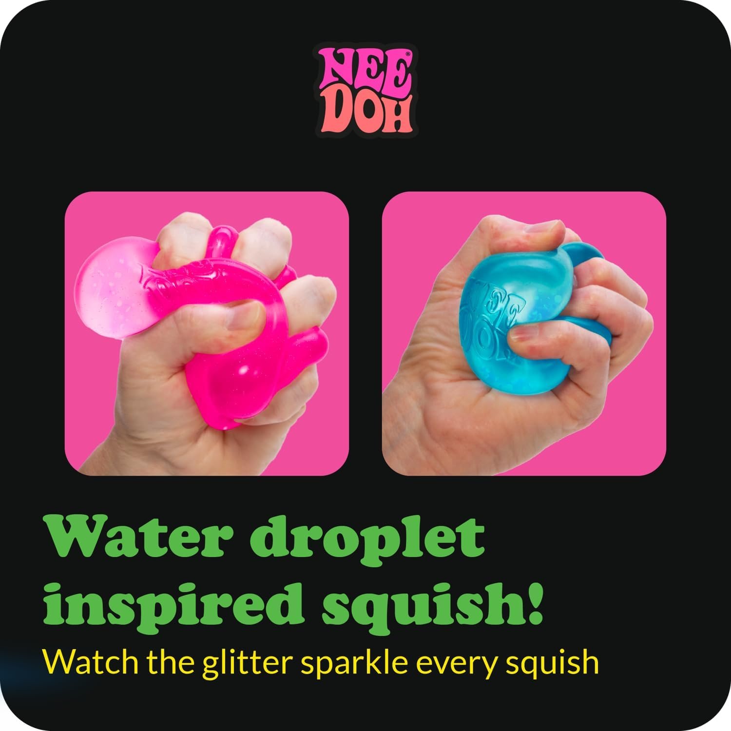 NeeDoh Dream Drop Sparkle Sensory Squishy Toy - Image 3